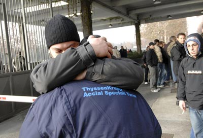 Thyssen: “Ricordo il giorno della strage”