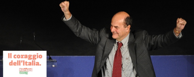 Primarie, Bersani vince con oltre il 60%:“Prossima sfida il governo del paese”