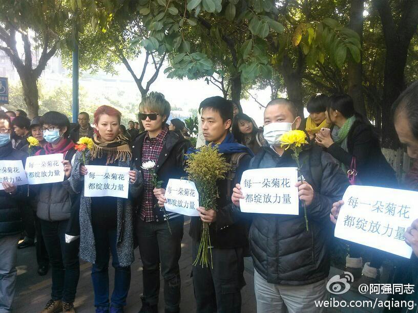 Dimostrazione di coraggio dei giornalisti del Nanfang Zhoumo