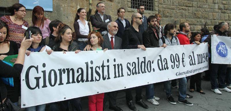 “Dignità per i giornalisti. Il governo ritiri la delibera sull’’equo compenso’