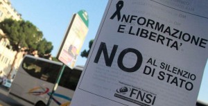 Controcorrente con FNSI in piazza: “Governo e parlamento ignorano informazione e lavoro”