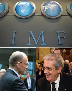 Governo Letta, Imu, Fmi e obbedienze internazionali