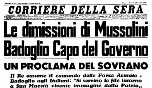 25 luglio 1943. La caduta di Mussolini. Oggi, a 70 anni di distanza la passione per “l’uomo fatale” non è stata ancora ripudiata