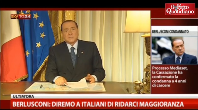 Berlusconi: grazie alle Tv comanderà sempre lui
