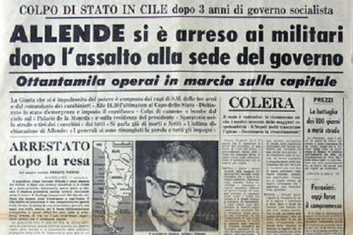 Cile: la barbarie dei militari “patrioti” nel ‘73 come nel 1907