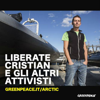 11 premi nobel scrivono a Putin: “Gli attivisti di Greenpeace in carcere in Russia non sono pirati”