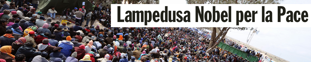 “Nobel per la pace a Lampedusa”