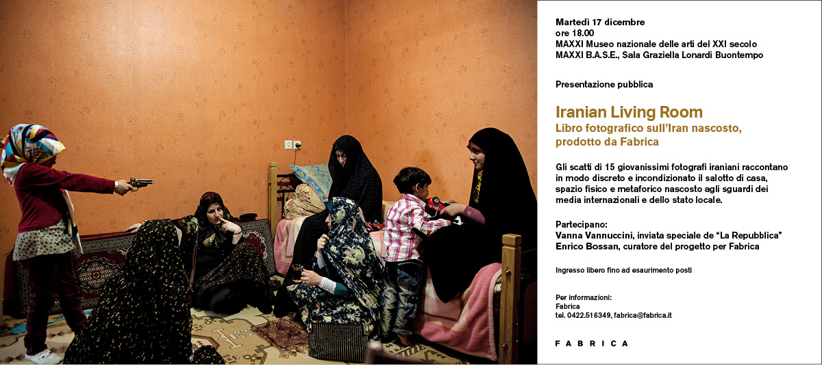 Fabrica presenta il primo di una serie di progetti editoriali autoprodotti dedicato al “soggiorno di casa” iraniano