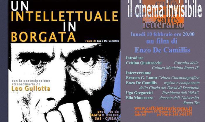 “Un intellettuale in borgata”, il 10 febbraio la presentazione del film su Pier Paolo Pasolini