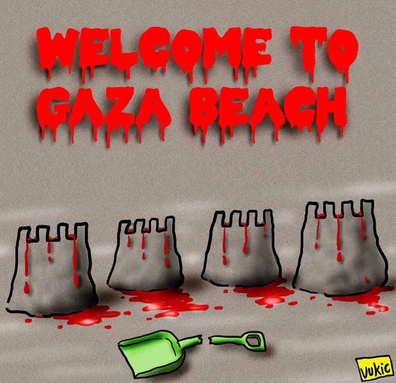 Welcome to Gaza beach