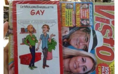 Barzellette sui gay in edicola come inserto di “Visto”. Un’operazione becera. Petizione su Change.org