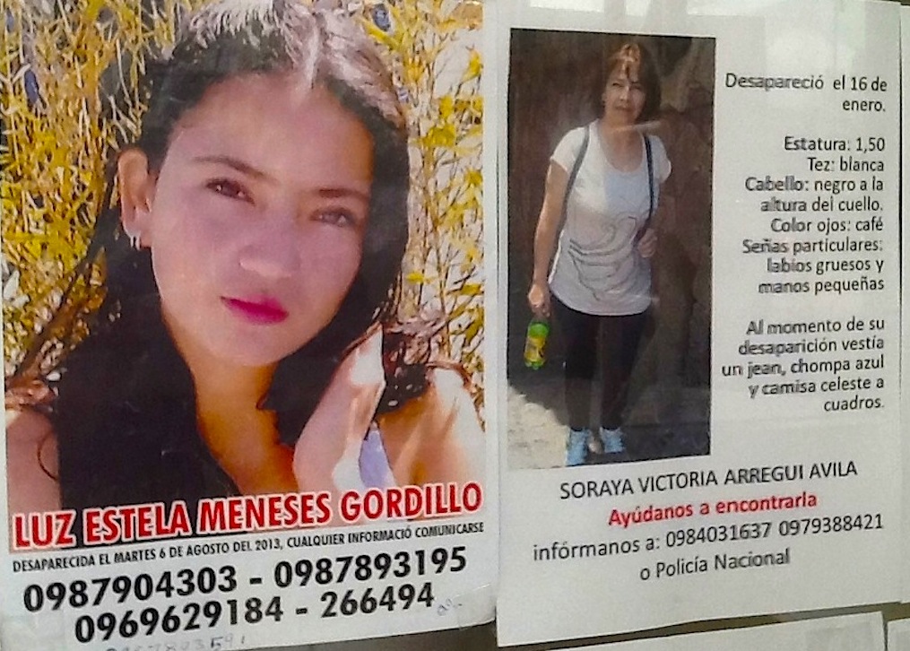 Il mistero dei Desaparecidos in Ecuador