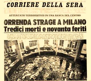 Strage Piazza Fontana, 45 anni fa