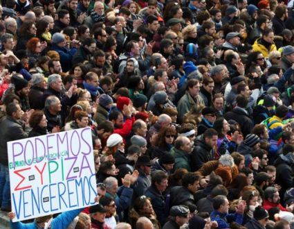 Podemos invade Madrid e inizia la campagna per le elezioni politiche