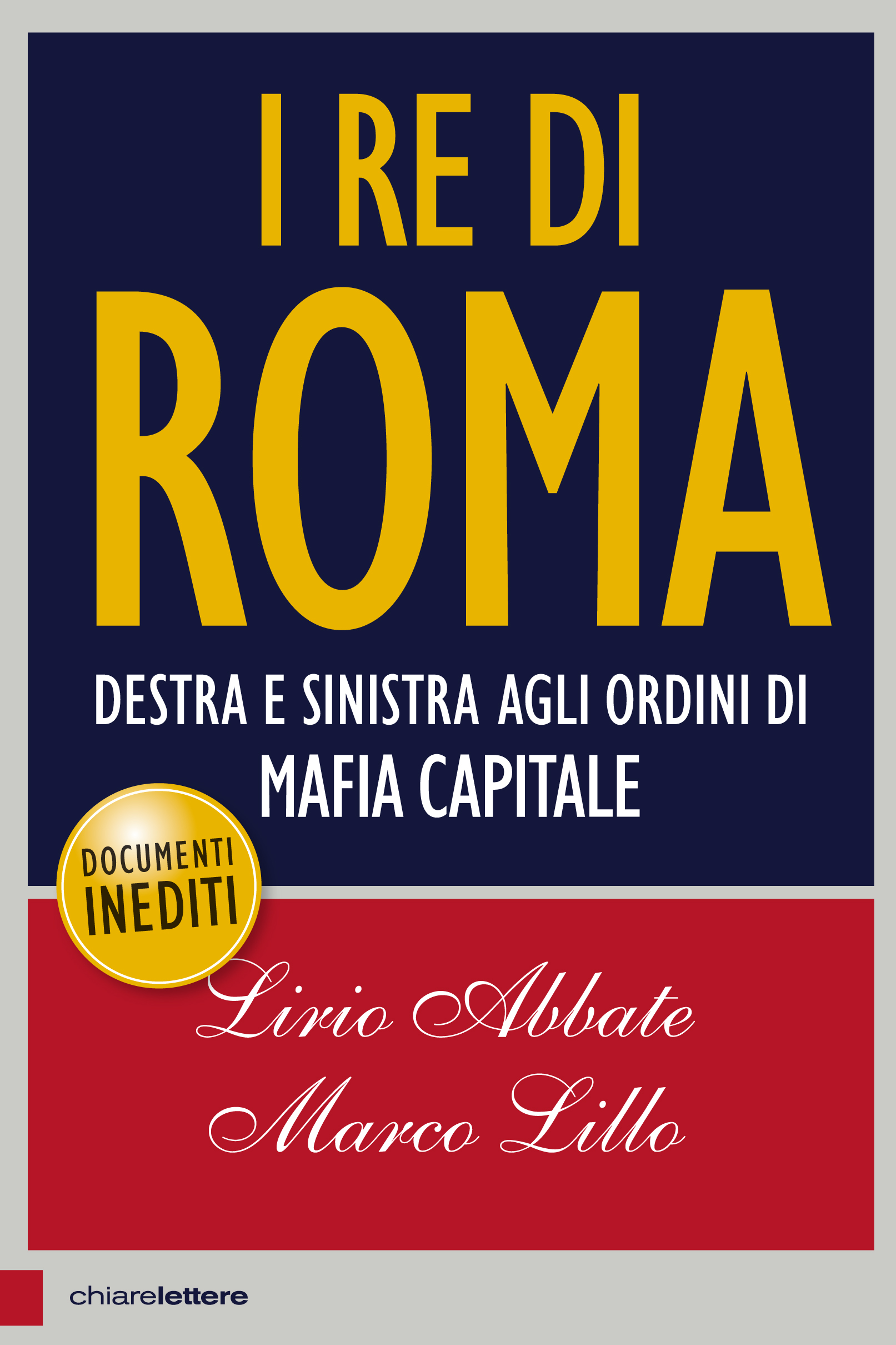 “I Re di Roma. Destra e sinistra agli ordini di mafia capitale” – di Lirio Abbate e Marco Lillo. Il 13 marzo la presentazione
