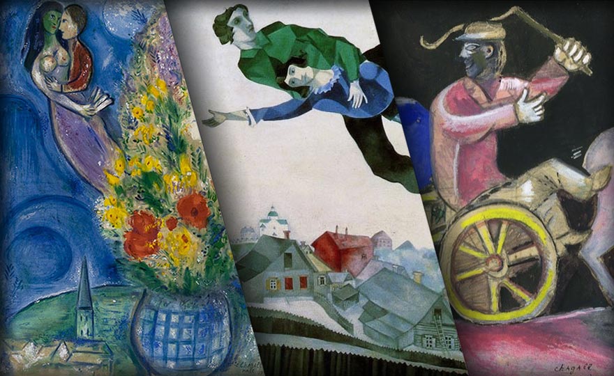 L’universo capovolto di Marc Chagall non lo ha costretto “a voltare le spalle al cielo e alle stelle”