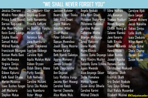 #147notjustanumber, Sia dato un nome e un volto alle 147 vittime di Garissa