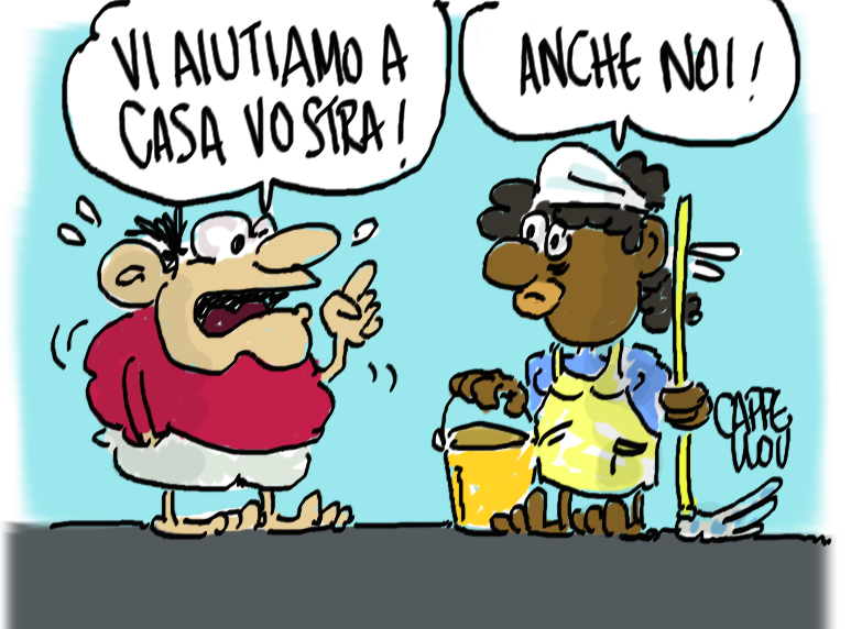 Li aiutiamo a casa loro