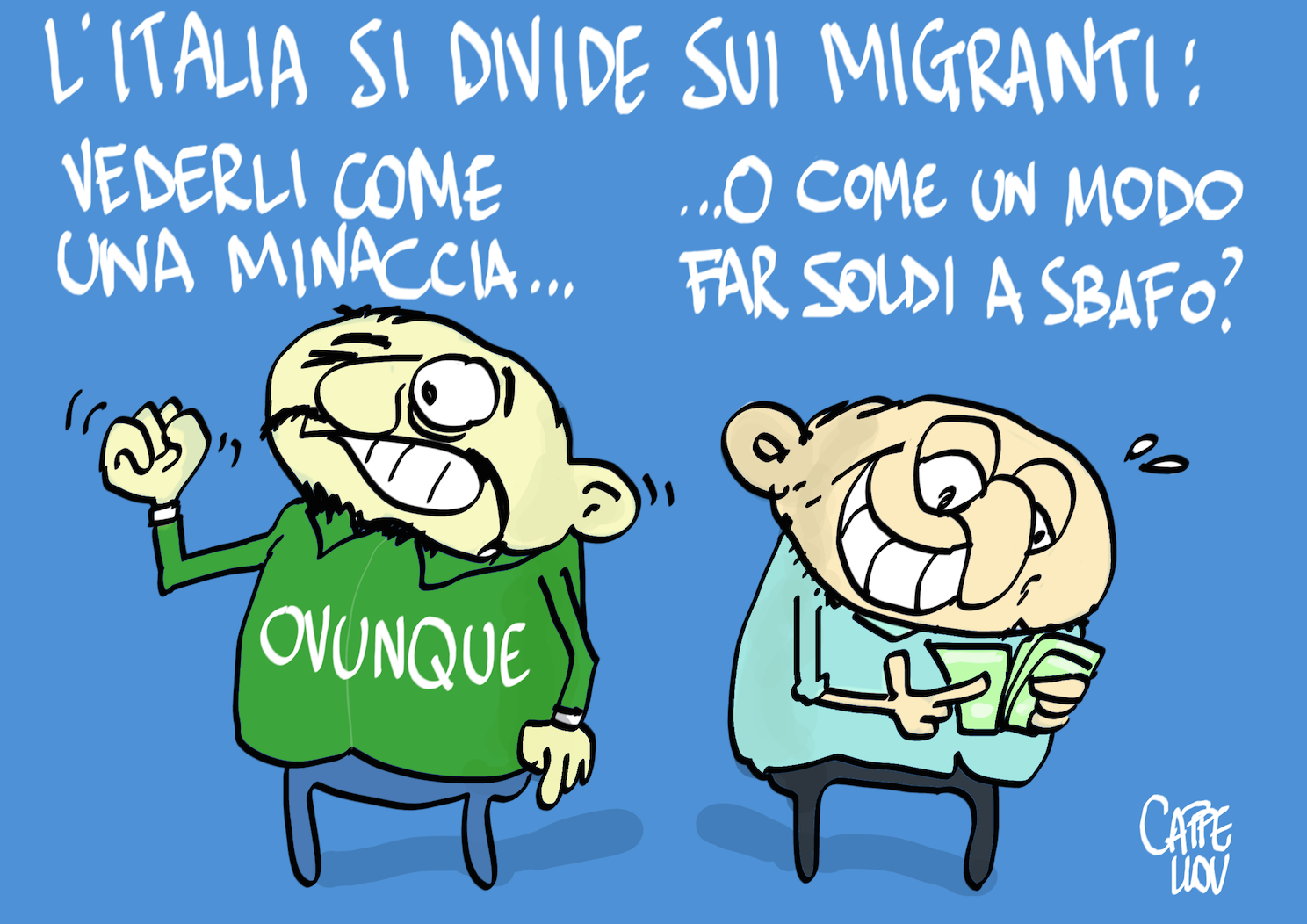 L’Italia si divide sui migranti