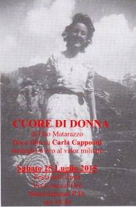 “Cuore di Donna” Docu Film di Elio Matarazzo, 25 luglio festa dell’Unità Conca d’Oro (Roma)