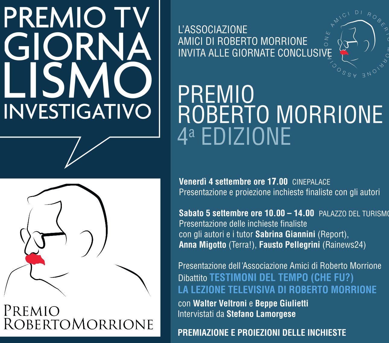 Il premio Roberto Morrionealle “Giornate del Giornalismo” di Riccione