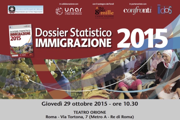 Idos e Confronti. Dossier Statistico Immigrazione 2015