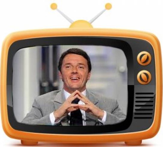Renzi, l’uomo solo al (tele)comando