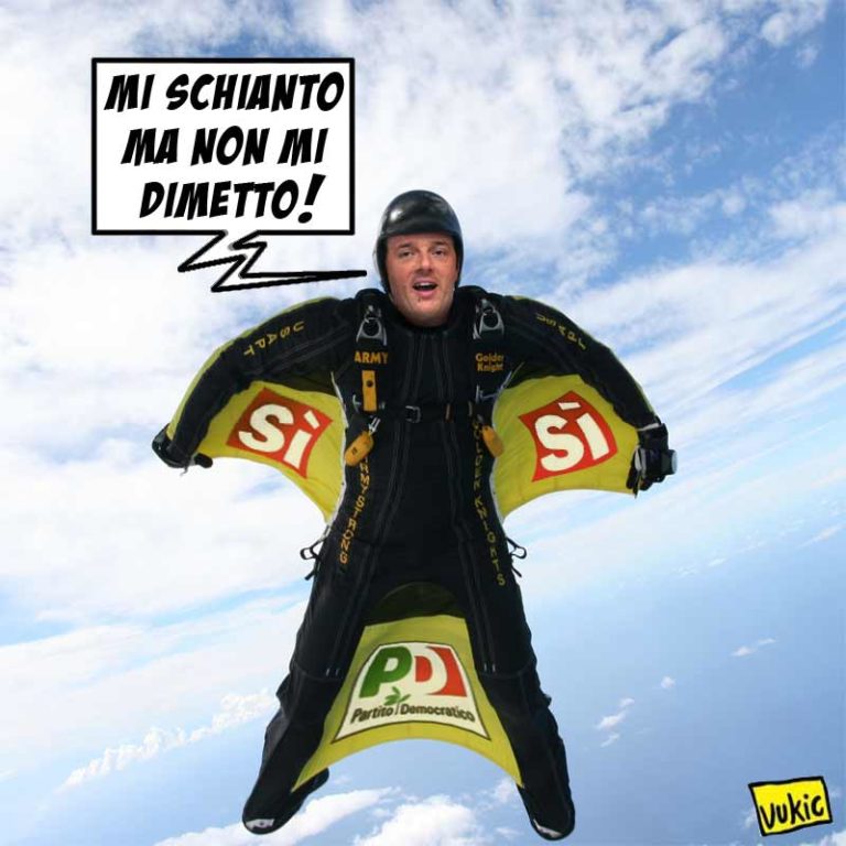 Mi schianto ma non mi dimetto
