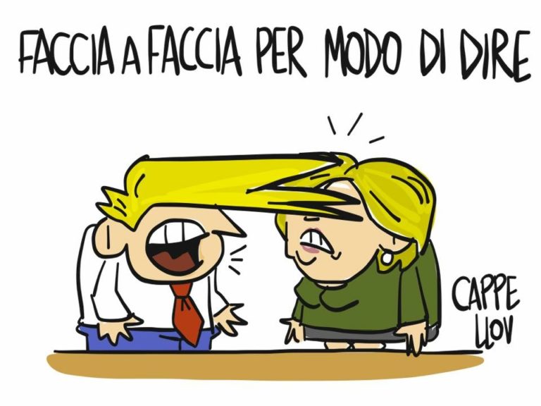 Trump Clinton Faccia a Faccia