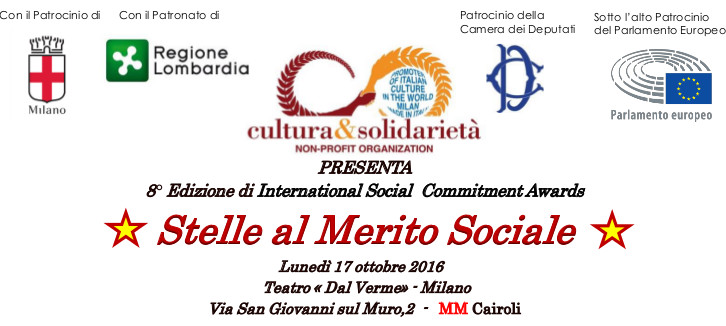 “Stella al Merito Sociale” per Stefano Corradino, direttore di Articolo21 all’8° International Social Commitment Awards