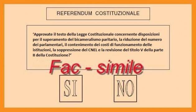 Referendum costituzionale. Sì o No: intanto parliamone e spieghiamolo
