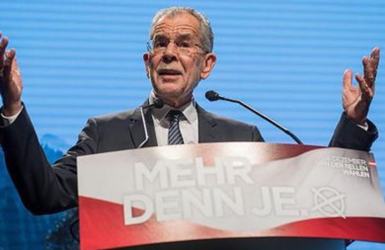 Austria, il verde Van der Bellen è il nuovo presidente
