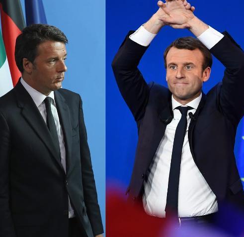 I “gemelli” Macron-Renzi