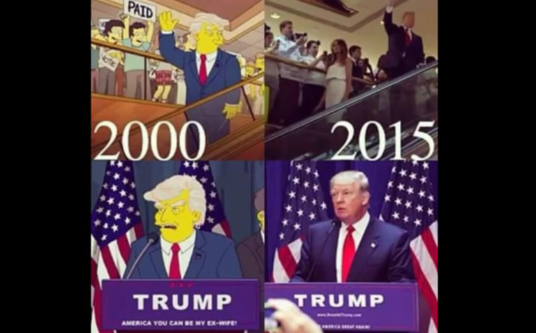 “I Simpson” e l’America di Trump