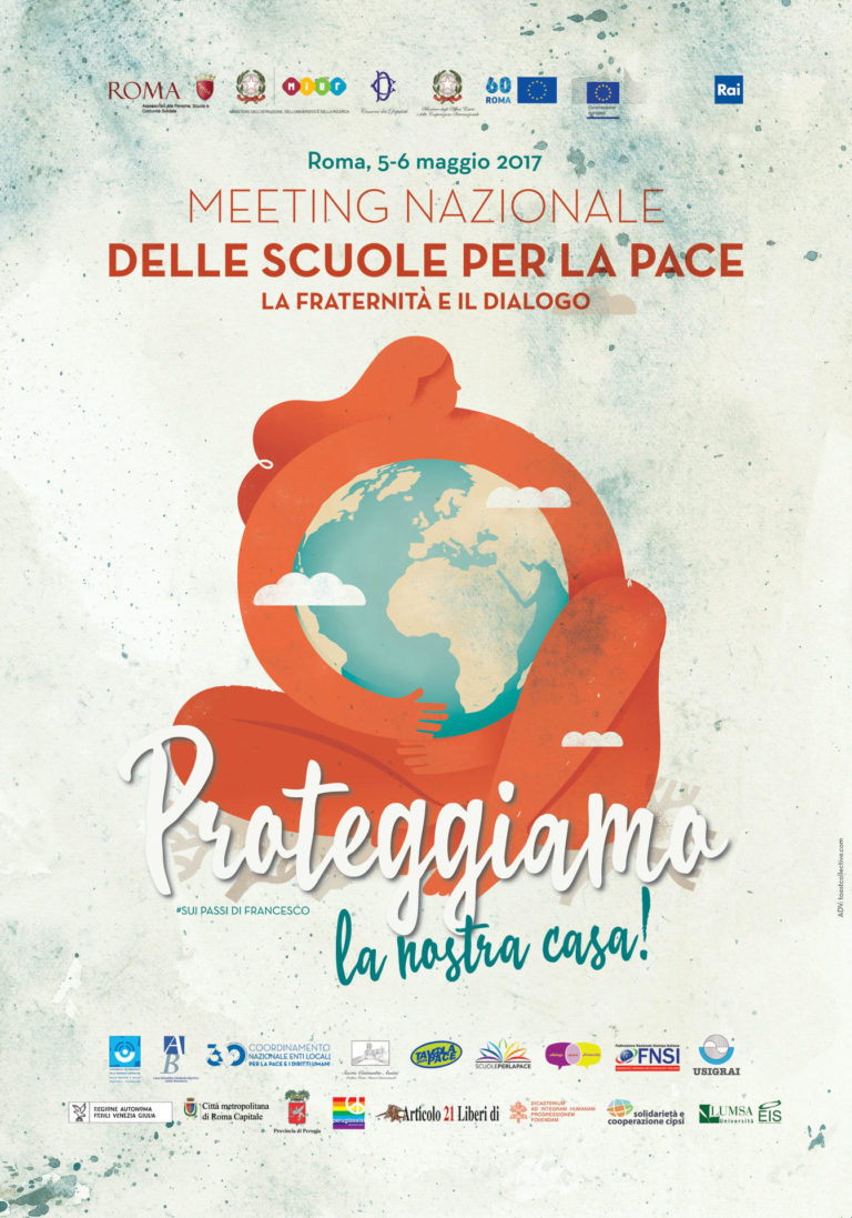 7000 studenti a Roma per la pace. Il 5 e 6 maggio il Meeting nazionale delle scuole per la pace. Sabato l’incontro con Papa Francesco