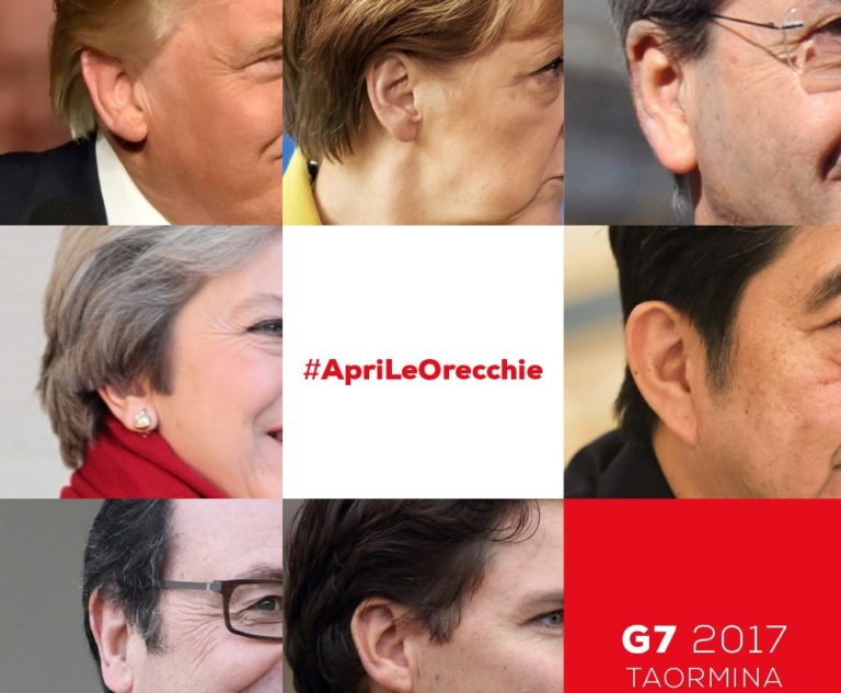 La società civile al G7 di Taormina