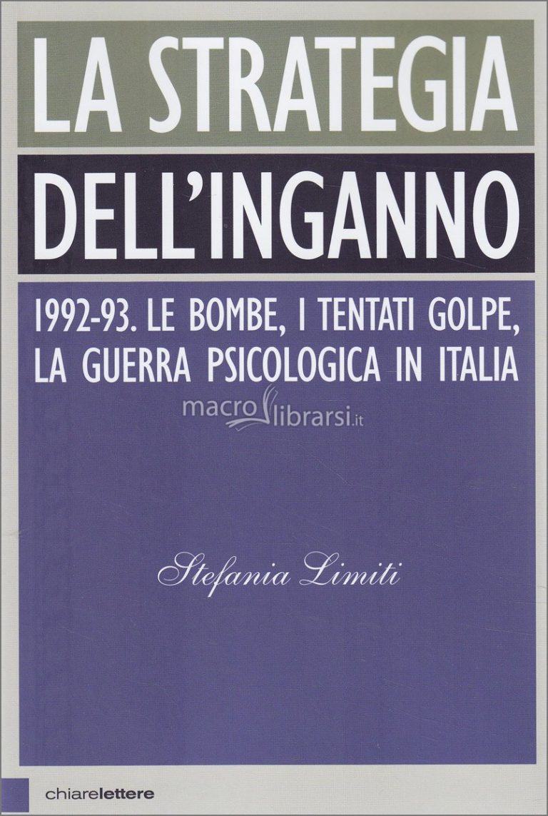 “La strategia dell’inganno 1992-93”. Le bombe, i tentati golpe, la guerra psicologica in Italia – di Stefania Limiti
