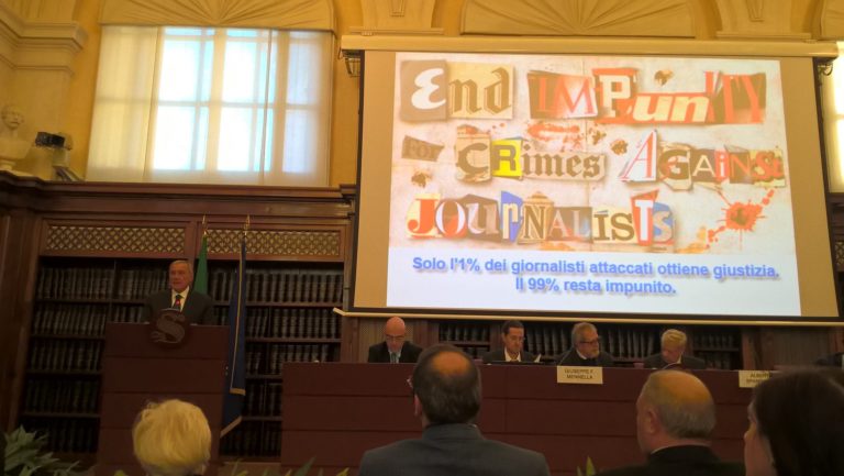 Giornalisti minacciati, la denuncia di Grasso e Borrometi: non c’e più tempo per fermare querele temerarie