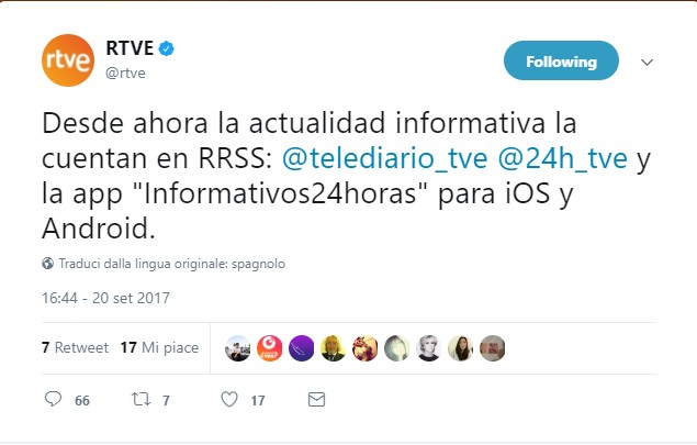 Catalogna, Consejo Informativos RTVE accusa: televisione pubblica spagnola censura tweets su crisi catalana