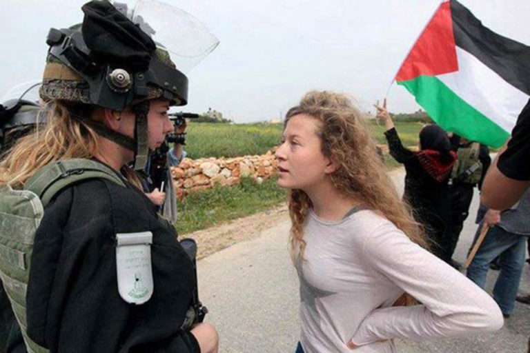 GIORNATE PER AHED. La resistente palestinese