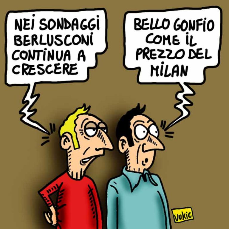 Berlusconi gonfiato