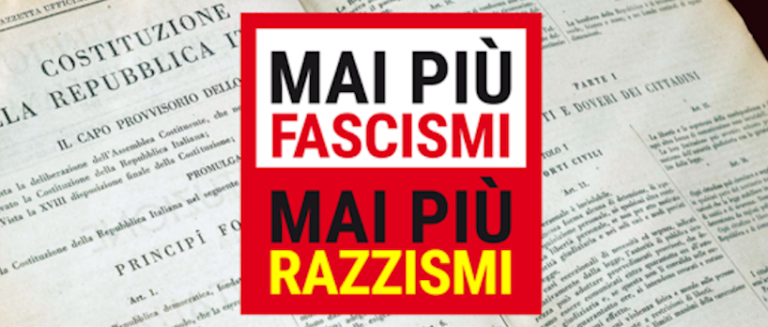 “Mai più fascismi. Mai più razzismi”. Manifestazione nazionale a Roma 24 febbraio
