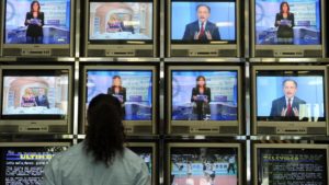 In televisione il declino della politica