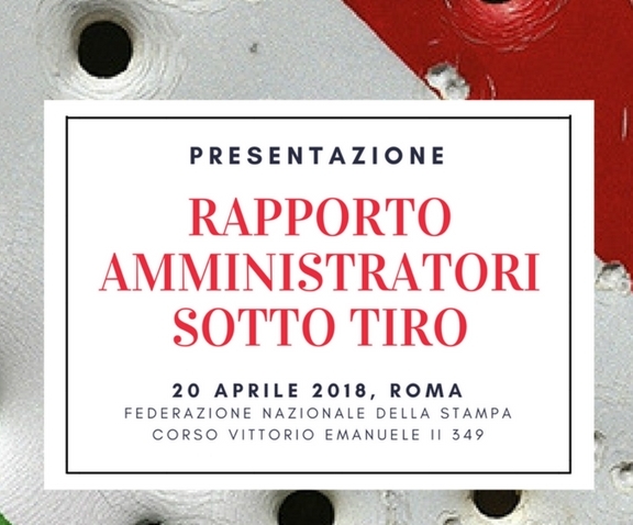 De Raho, Pignatone e Bindi alla presentazione del rapporto “amministratori sotto tiro”: Roma, 20 aprile