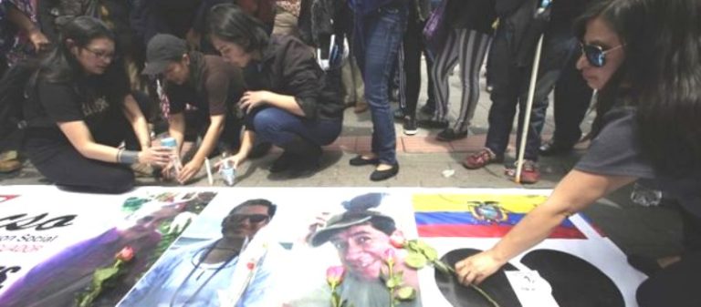 Giornalisti assassinati in Equador. Cronache di un massacro