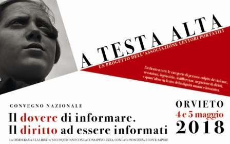 Giornalisti minacciati, Rai e immigrazione. Ad Orvieto un convegno 4 e 5 maggio su presente e futuro dell’informazione