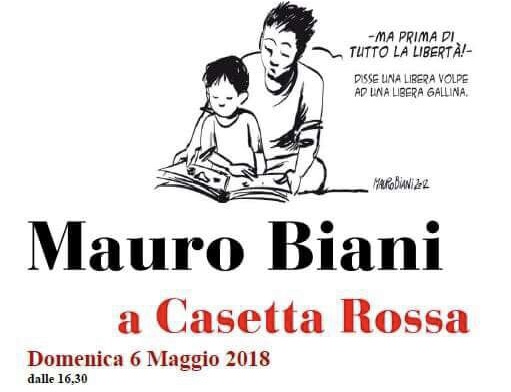 “Disegniamo e leggiamo insieme”, Mauro Biani si racconta a Casetta Rossa