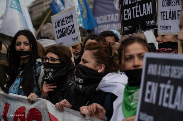 Argentina. Licenziati 354 lavoratori dell’informazione