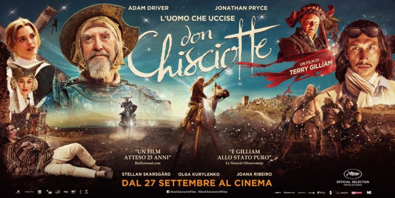 “L’uomo che uccise Don Chisciotte” di Terry Gilliam,  uno degli indimenticabili Monty Python