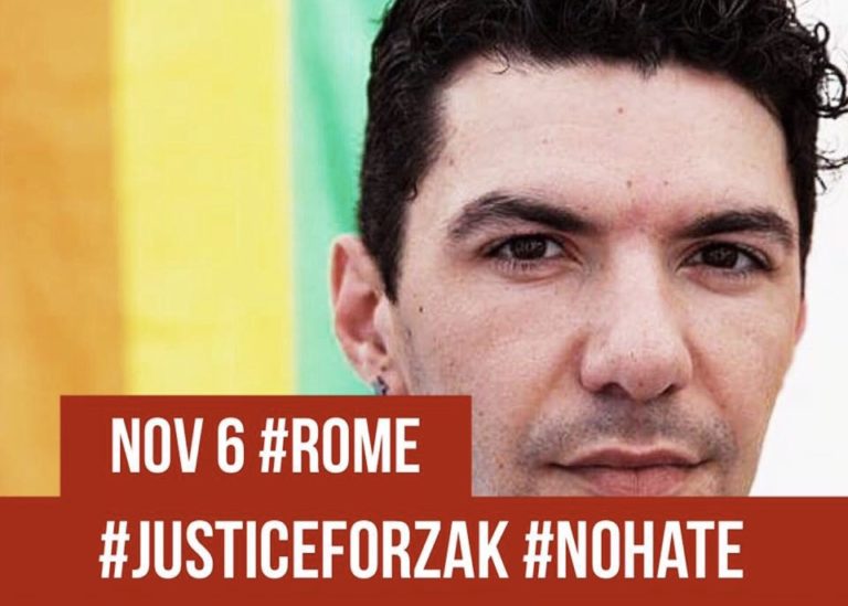 Giustizia per Zak, martedì sit-in a Roma di fronte all’ambasciata greca